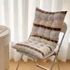 Bonito cojín de silla plegable integrado, combinación de asiento y respaldo para oficina en casa y estudio, cómodo con correas de amarre, cojín de suelo