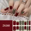 ZA - Adhesivo para uñas blanco sin hornear, totalmente impermeable, parche para decoración de uñas, sensación avanzada, simple, pegamento para esmalte de uñas al por mayor