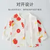 Cardigã para Roupa de Recém-Nascido, Body para Bebê, Roupa de Algodão Puro para Bebê para Primavera e Outono, Top Justo de Peça Única, Camada Base