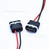 Conector Fêmea Tipo-C LN-030 com Cabo Pequeno Equipamento Fitness Conector Fêmea de Carregamento Embutido
