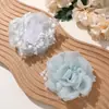 Encaje de Malla Estéreo Hazy Francés Flor de Rosa Accesorios para el Cabello DIY Broche Ropa Zapato Accesorios de Flor Accesorios de Joyería