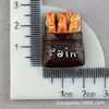 Funda para Teléfono Móvil de Galleta Material de Pan y Pastel Accesorios de Resina Alimentaria Bolsa de Pegamento de Crema Casa de Muñecas Comida Juguete Adornos Accesorios