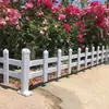 Valla de plástico de acero PVC para zonas residenciales, barandilla para césped, parterre de jardín exterior, valla pequeña para huerto en patio de villa