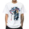 Camiseta de Manga Corta con Código Europeo Impreso de JoJo's Bizarre Adventure Disfraz para Adulto
