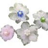 En stock, pegatinas de tela bordadas con pequeñas flores de girasol en color para ropa infantil, zapatos, sombreros, organza de imitación, decoración DIY.