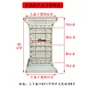 Molde para Maceta de Flor de Acero y Plástico ABS Engrosado, Molde de Cemento para Barandillas de Balcón, Molde de Columna Cuadrada, Molde de Columna Romana para Proyectos de Ingeniería