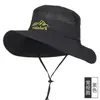 Chapéu de Sol de Verão com Proteção Solar, Chapéu de Pescador, Chapéu de Caminhada ao Ar Livre para Homens, Chapéu de Pesca, Chapéu Tudo-em-Um com Proteção para Rosto e Pescoço, Chapéu de Sol de Aba Larga