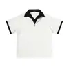 Nova Camisa Polo Masculina de Manga Curta com Lapela em Falsa Duas Peças Estilo Retrô Americano Old Money para Homens no Verão Camisa de Nicho Bonita