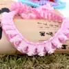 Encaje Satinado Colorido de 2.5 cm Encaje a Juego Ropa para Muñecas Juguete Accesorios de Ropa Encaje Fruncido de Descuento
