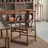 Nueva Silla Redonda de Madera Maciza Estilo Chino Silla de Té para Sala de Té Zen Silla de Gran Tutor de Madera de Fresno Silla Circular Sencilla Casual Silla de Estudio Sillón