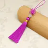 Hilo de Nylon Jade Hilo de Nudo Pequeño Ensartar Cuentas Borla Nudo Chino Borla Colgante Pequeño Borla Estilo Antiguo Marcador Colgante Adorno