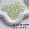 Cuentas de acrílico de alta calidad luminosas UV de flor de cerezo, material para cadena de colgante hecho a mano DIY, llavero, joya colgante para bolso