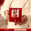 Sobres Rojos de Tela Creativos para Año Nuevo 2026 Año Nuevo del Caballo Bolsas de Sobres Rojos de Saludo de Año Nuevo para Niños Paquete Rojo del Festival de Primavera