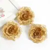 Estilo Ins Flor Artificial Rosa Retro Cabeza de Flor Falsa DIY Hecho a Mano Flor de Seda Tocado Guirnalda Bolsa de Pintura Material