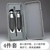 Tesoura de Unha para Manicure Atacado Manicure Novo Estilo Caixa de Transporte Cortador de Unha Anti-Salpicos Conjunto Portátil