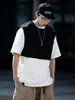 Xale Curto Colete Bolso de Colete Fotografia Roupa de Trabalho Moderna Solta Colete Casual Masculino Preto