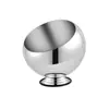 Tazón Inclinado de Acero Inoxidable Tazón para Salsa con Base Cocina Casera Restaurante de Hot Pot Mesa de Autoservicio Tazón Pequeño para Ingredientes de Malatang con Tapa