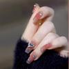 Usando unhas quebrando broca quebrada broca completa cola para unhas manual pedaços de unhas olho de gato remendo de unha removível usando cabelo de unha