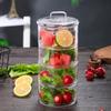 Venta al por Mayor Tarro de Almacenamiento de Vidrio Cocina Organizar Tarro de Almacenamiento Tarro de Vidrio Sellado Tarro de Almacenamiento de Alimentos Tarro Clasificador