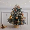 Set de Árbol de Navidad de Venta Caliente Transfronteriza Diseño de Escena Navideña Escritorio de Oficina DIY Accesorios Adornos