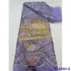 Vestido Francês Lantejoula Veludo Bordado Vestido de Casamento Tecido de Renda Lantejoulas de Noiva Tecido de Renda