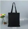 Bolsa de lona blanca bolsa de mano entrenamiento academia de repaso bolsa de mano en blanco personalizada bolsa de tela diy estudiante sentido de último año