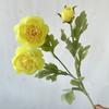 Ramos de loto decorativos de franela estilo europeo de flores artificiales Arreglo floral para el Día de San Valentín Accesorios de fotografía Ramo artificial falso de mano