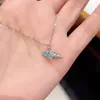Colar de Sorvete Exquisito para Mulheres, Luxo Acessível Design de Nicho, Pingente de Zircônia, Corrente para Clavícula Estilo Casual de Férias, Nova Tendência