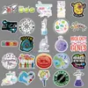 50 Adesivos de Ciência para Laboratórios de Química e Biologia, Adesivos Decorativos à Prova d'Água para Caderno