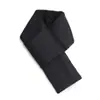 Bufanda de plumón para Otoño e Invierno con Forro de Felpa Engrosada de Color Sólido Versátil de Moda Impermeable a Prueba de Viento Resistente al Frío Bufanda Cálida