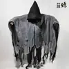 Disfraz de Halloween para Adultos Capa Capa Disfraz de Zombi para Niños Capa de Calavera para Vestirse como Fantasma Aterrador Accesorios de Disfraz