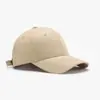 Boné de Baseball de Algodão Puro Bordado com Logo Feminino Personalizado Transfronteiriço Novo Estilo Cor Sólida Circunferência de Cabeça Grande Aba Rígida Boné Bico de Pato