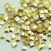Accesorios Metálicos Irregulares para Estampado en Caliente, Decoraciones de Mezclilla, Remaches Plateados, Pedrería Metálica Plana con Dorso Caliente, Piezas para Ropa DIY
