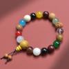 Pulsera Bodhi de Dieciocho Semillas de la Montaña Putuo para Mujer Pulsera Bodhi Multitesoro de Dieciocho Semillas con Cuentas de Buda Amuleto de 18 Semillas para Hombre