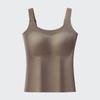 Chaleco térmico de terciopelo personalizado talla grande sin ropa interior con almohadilla en el pecho todo en uno con tirantes ajustables prenda térmica top