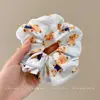 Acessório de cabelo elástico, estilo jovem, scrunchie moderno novo de 2025, headwear de tecido de malha elegante de verão para mulheres