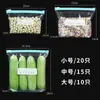 Cierre Deslizante Bolsa Sellada para Conservar Frescura para Almacenamiento de Frutas y Verduras Espesor Grueso Grado Alimenticio Doméstico Bolsa Densiforme para Refrigerador y Congelador
