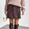 Estilo Nuevo Primavera y Verano 2026 Falda de Lunares de Moda para Mujer, Versátil Falda Recta Corta de Ropa de Trabajo Europea y Americana Transfronteriza