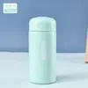 Mini Termo de Acero Inoxidable para Niñas Taza de Bolsillo Pequeña Linda Conveniente para Estudiantes Taza de Agua Color Sólido Simple Taza de Regalo