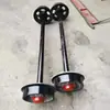 Rueda de Acero Fundido para Mina de 350 mm Rueda Sólida Hueca para Vía Fija Resistente al Desgaste y Duradera Fácil de Instalar Rueda de Mina