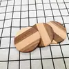 Posavasos de madera grabado posavasos de mesa posavasos de té base aislante posavasos de café creativo bandeja de té posavasos de madera