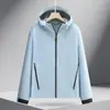 Jaqueta de Ski Softshell para Exterior com Lã Composta para Homens e Mulheres, à Prova de Vento, Impermeável, com Capuz, Jaqueta de Montanhismo, Roupa de Trabalho, Personalizada, Atacado