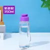 Copo de Água Esportivo Simples de Grande Capacidade com Tampa Flip Selado à Prova de Vazamento de Plástico Copo Transparente Portátil de Alto Valor para Estudante