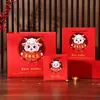 Bolsa de Tote Caricatura Año del Caballo Bolsa de Regalo Festiva de Año Nuevo Bolsa de Papel Bolsa de Regalo del Festival de Primavera Bolsa de Empaque de Artículos de Año Nuevo Bolsa de Recuerdo