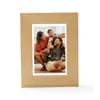 Marco de Fotos Personalizado para Colgar en la Pared con un Toque de Alta Gama, Soporte para Exhibición de Fotos, 567810 pulgadas A4 Estilo Americano Navidad Marco Vacío Simple