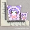Muñeca DIY Creativa Funda para Teléfono Material Pegamento Crema Accesorios de Resina Hecho en Casa Kuromi Dibujos Animados Llavero Colgante