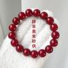 Pulseira de Raiz de Bodhi de Jade Branco de Semente Antiga Birmanesa Natural Enrolada no Dedo Pulseira de Semente de Bodhi Cinnabar Macio Semente Original Atacado