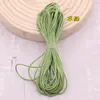 Hilo de Cera para Manualidades Patrón de Serpiente Cuerda de Imitación de Cuero 0.8mm de Grosor Pulsera Collar Cuerda Trenzada Hilo de Cera Coreano Material Hecho a Mano