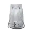 2025 Nueva Moda Coreana Cuero de Cera de Aceite Simple Personalidad Bolso Cubo Moderno Versátil para Viajes Diarios Color Sólido Bolso Cruzado para Mujeres
