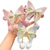 [Borboleta Tulipa] Estilo Coreano Super Fada Estilo Antigo Doce Borboleta Tulipa Grampo de Cabelo Acessórios de Cabelo Fada Grampo Doce